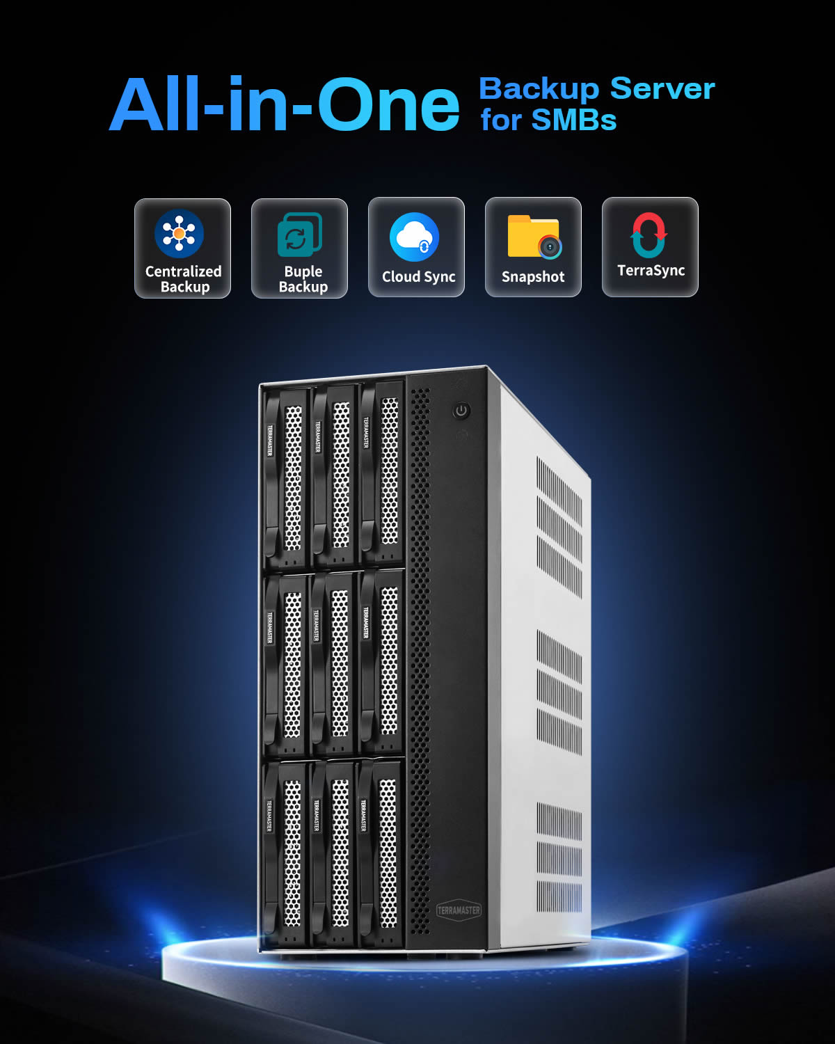 terramaster-t9-500-pro-nas-9-baies-business-10gbe image 3