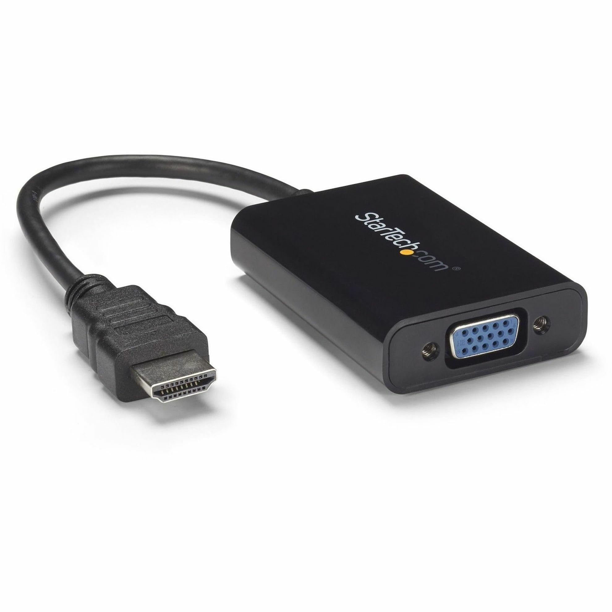 startech-com-hd2vgaa2-adaptateur-hdmi-vers-vga-avec-audio-1080p-noir image 4