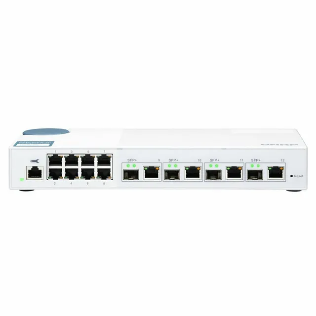 qnap-qsw-m408-4c-switch-manag-12-ports-8x-1g-4x-10g-sfp-rj45-combo image 1