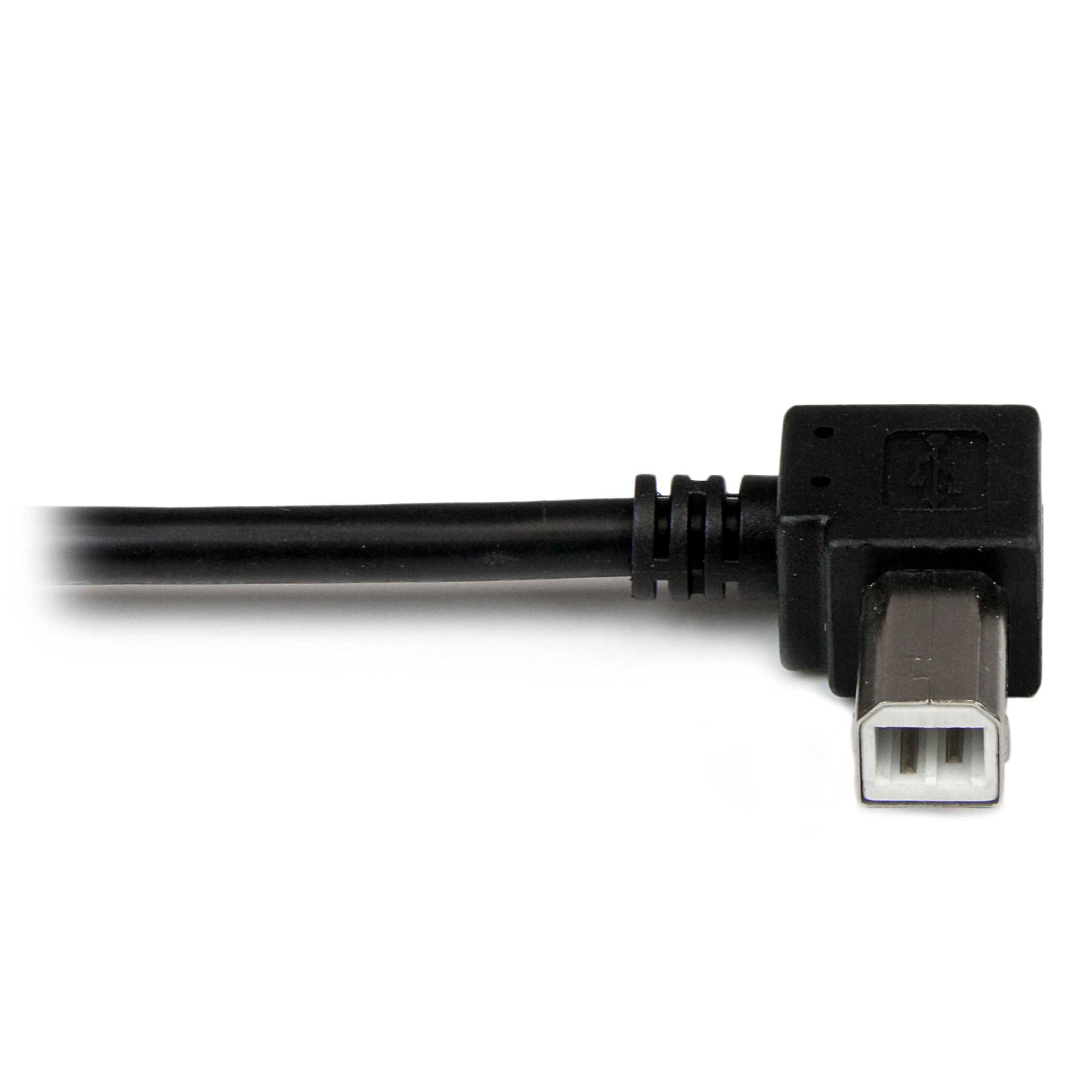 startech-com-c-ble-usb-2-0-usb-a-vers-usb-b-coud-gauche-2m-noir image 5