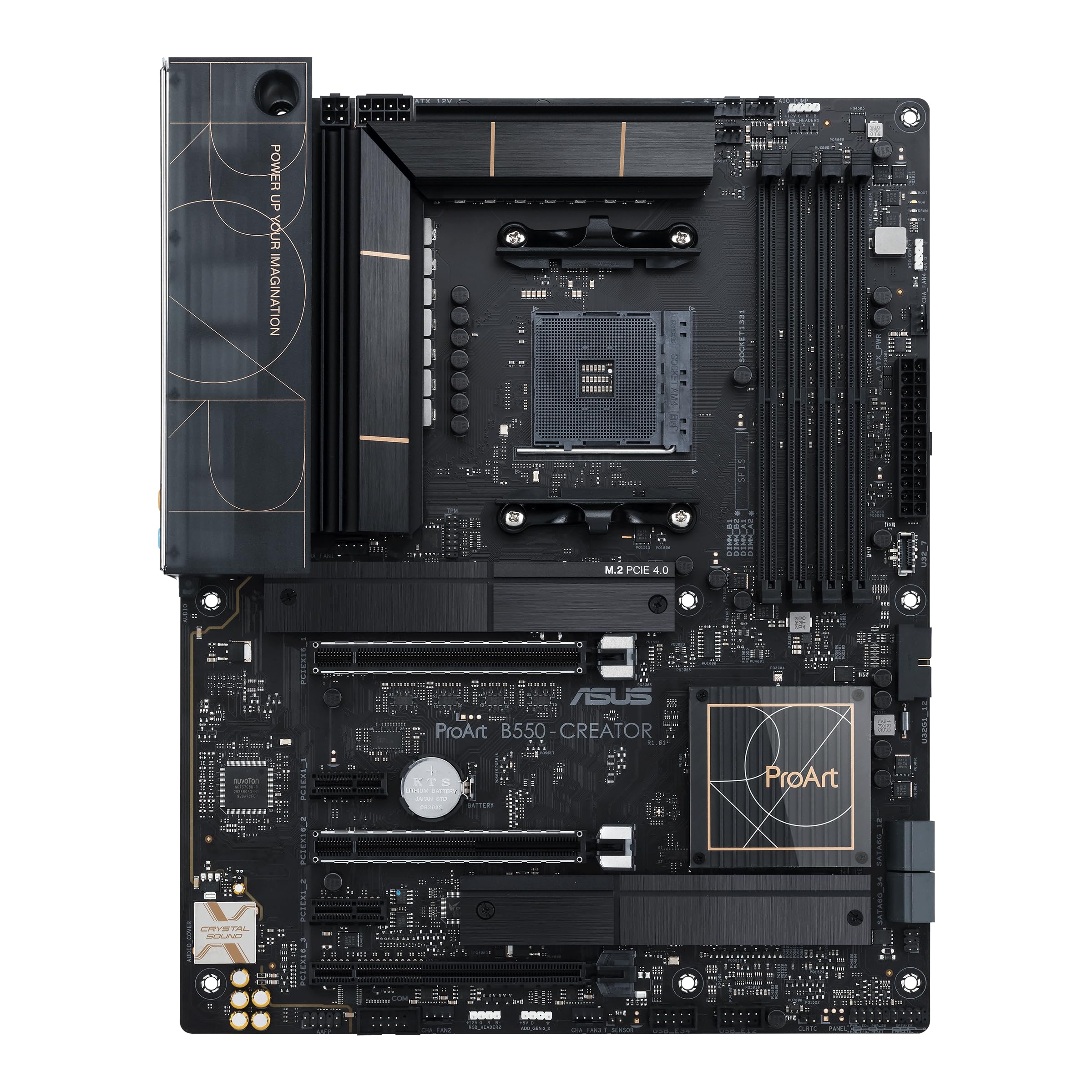 asus-proart-b550-creator-carte-m-re-am4-atx-double-thunderbolt-4 image 2