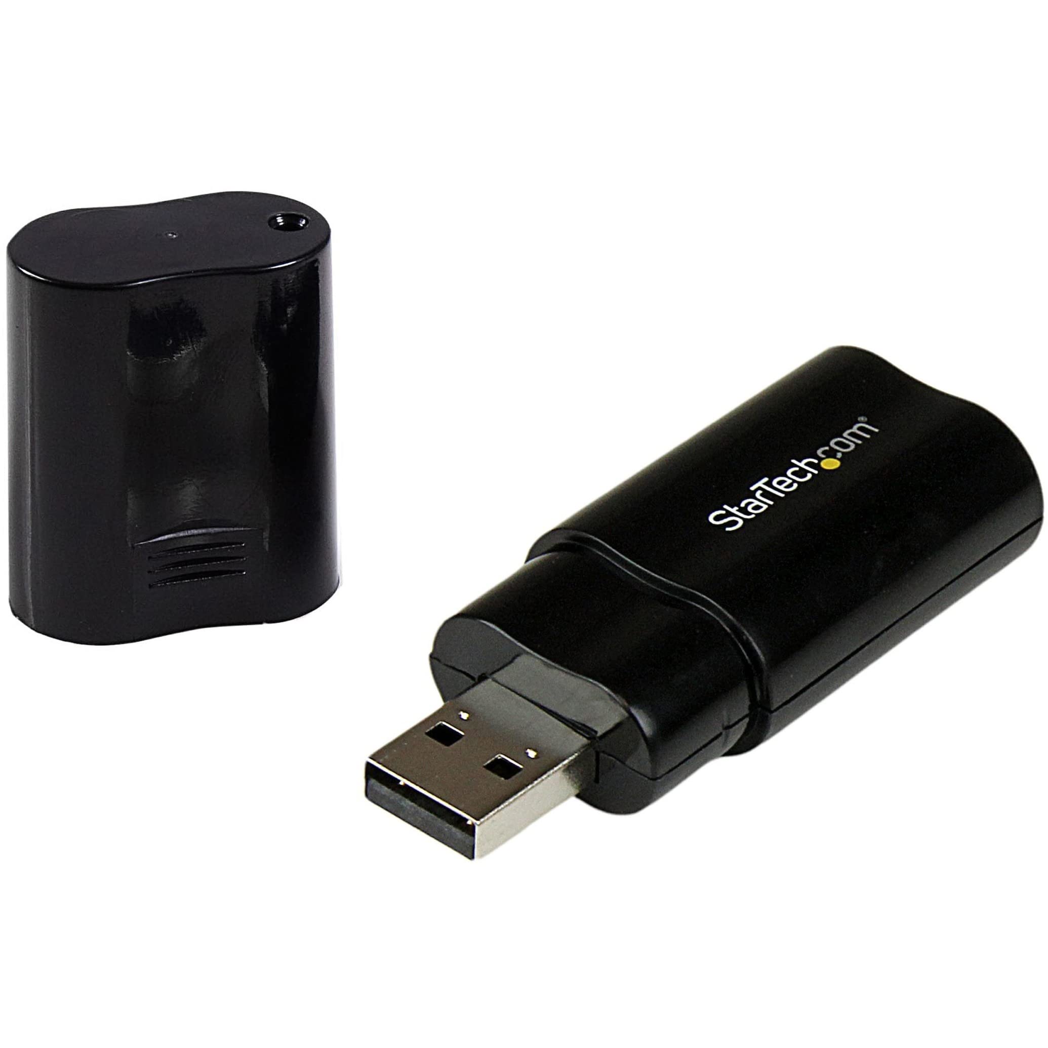 startech-com-adaptateur-carte-son-usb-vers-audio-st-r-o-jack-3-5-mm image 1