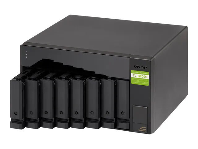 qnap-tl-d800c-bo-tier-d-extension-jbod-8-baies-2-5-3-5-usb-c-10-gbit-s image 1