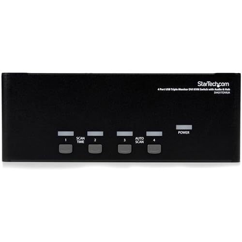 startech-com-switch-kvm-dvi-4-ports-triple-cran-1920x1200-avec-hub-usb-2-0-et-au image 5