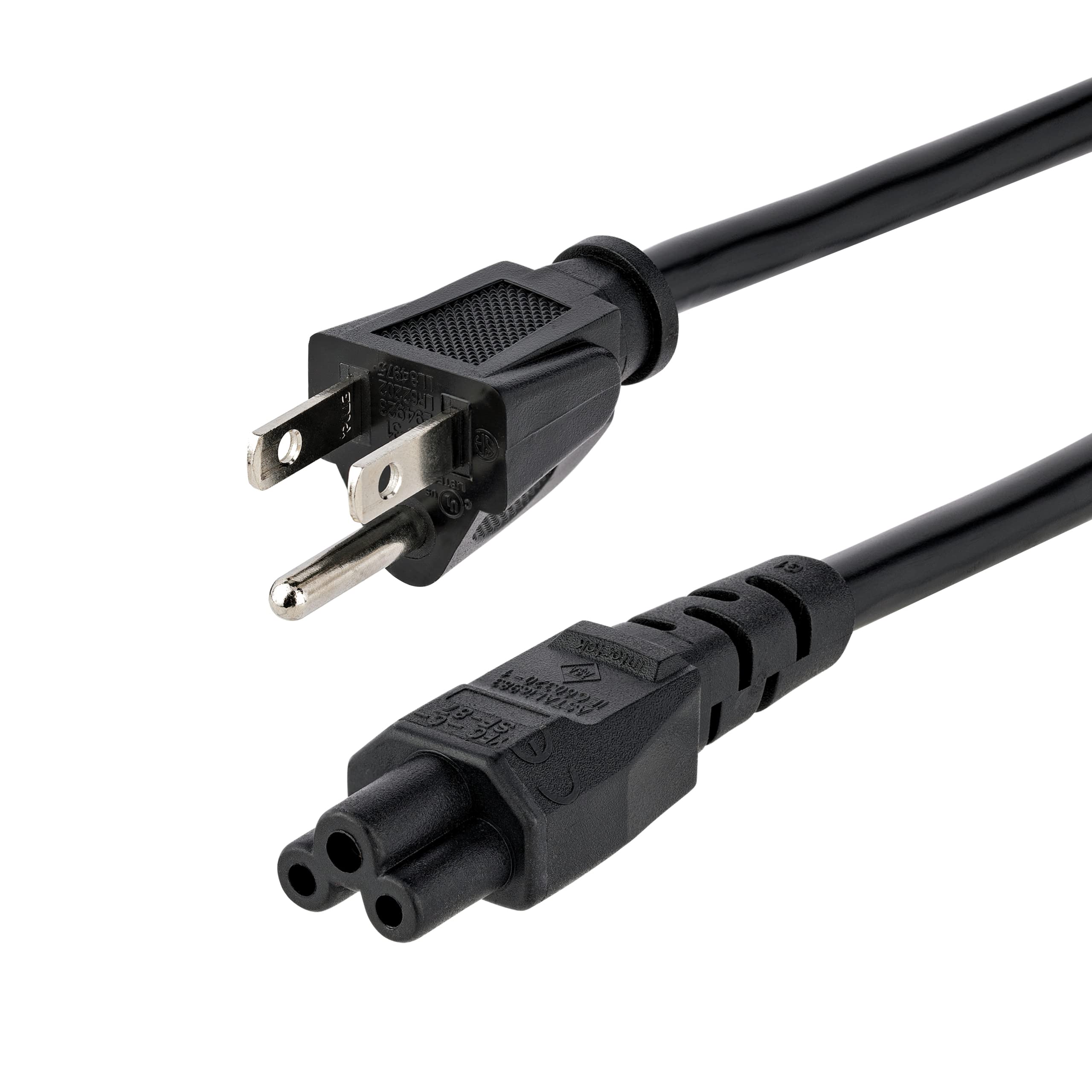 startech-com-c-ble-d-alimentation-pc-portable-3-broches-1-83-m-noir image 1