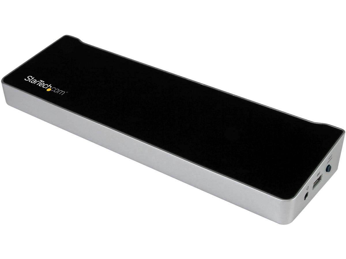 startech-com-usb3ddockft-station-d-accueil-usb-3-0-double-pc-portable-kvm-2-cran image 1