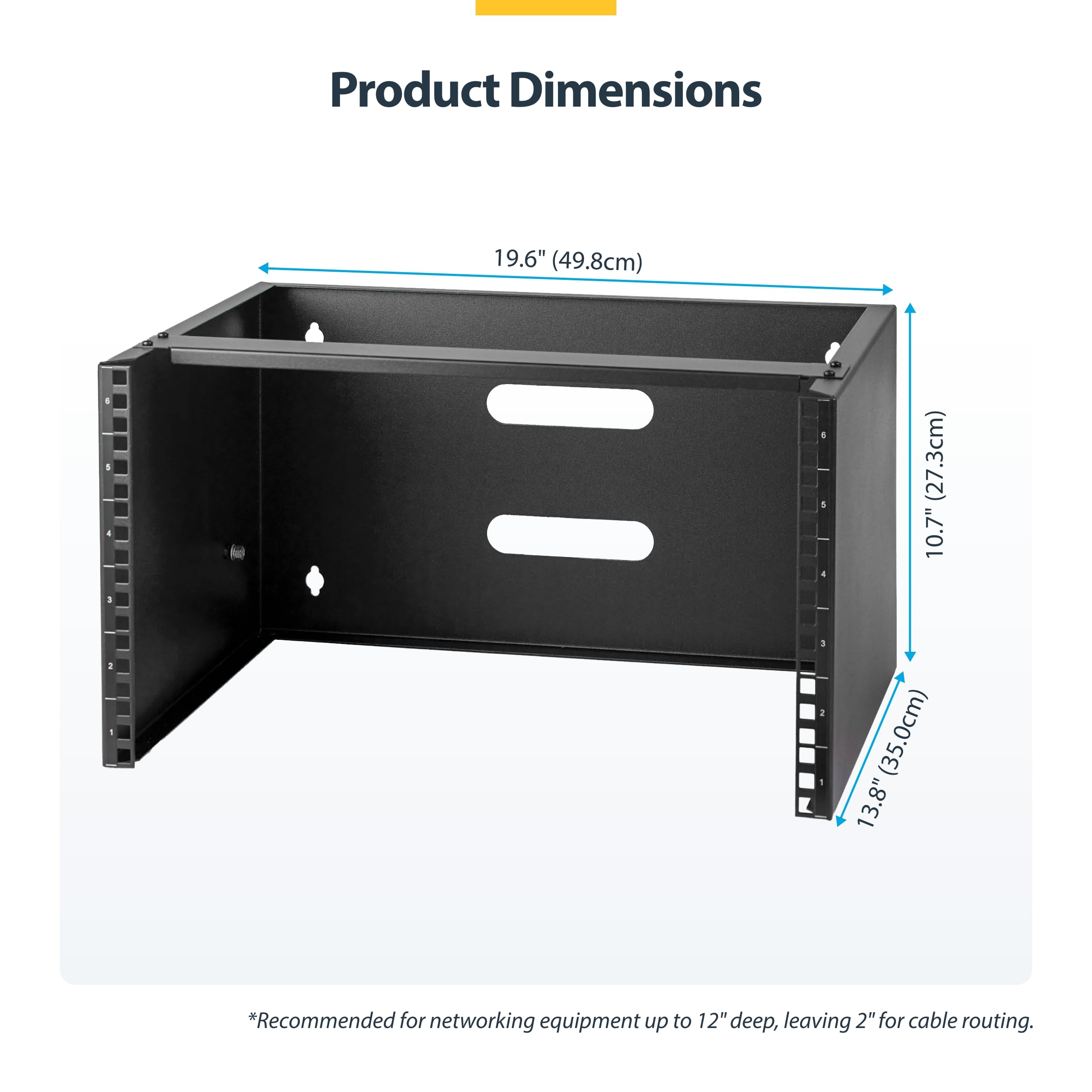 startech-com-wallmount6-rack-mural-6u-19-profil-bas-35-cm-20-kg-noir image 6