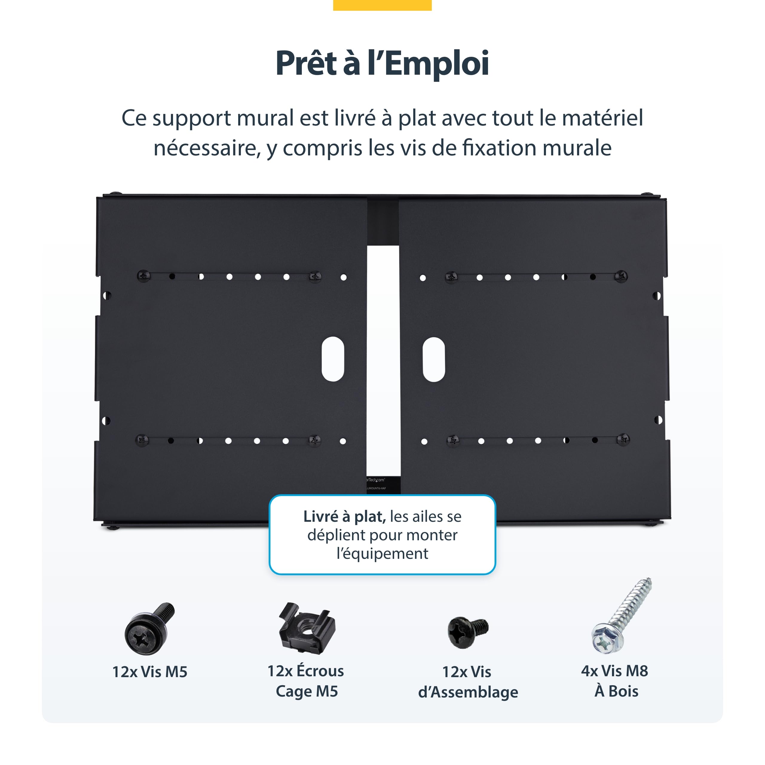 startech-com-rack-mural-6u-2-montants-19-r-glable-40-cm-ouvert-noir image 6