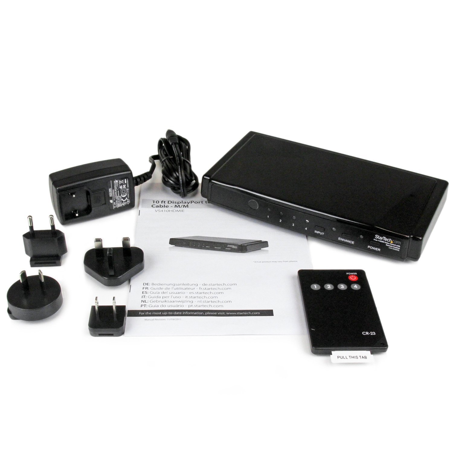 startech-com-vs410hdmie-switch-hdmi-4-ports-haute-vitesse-avec-t-l-commande image 2