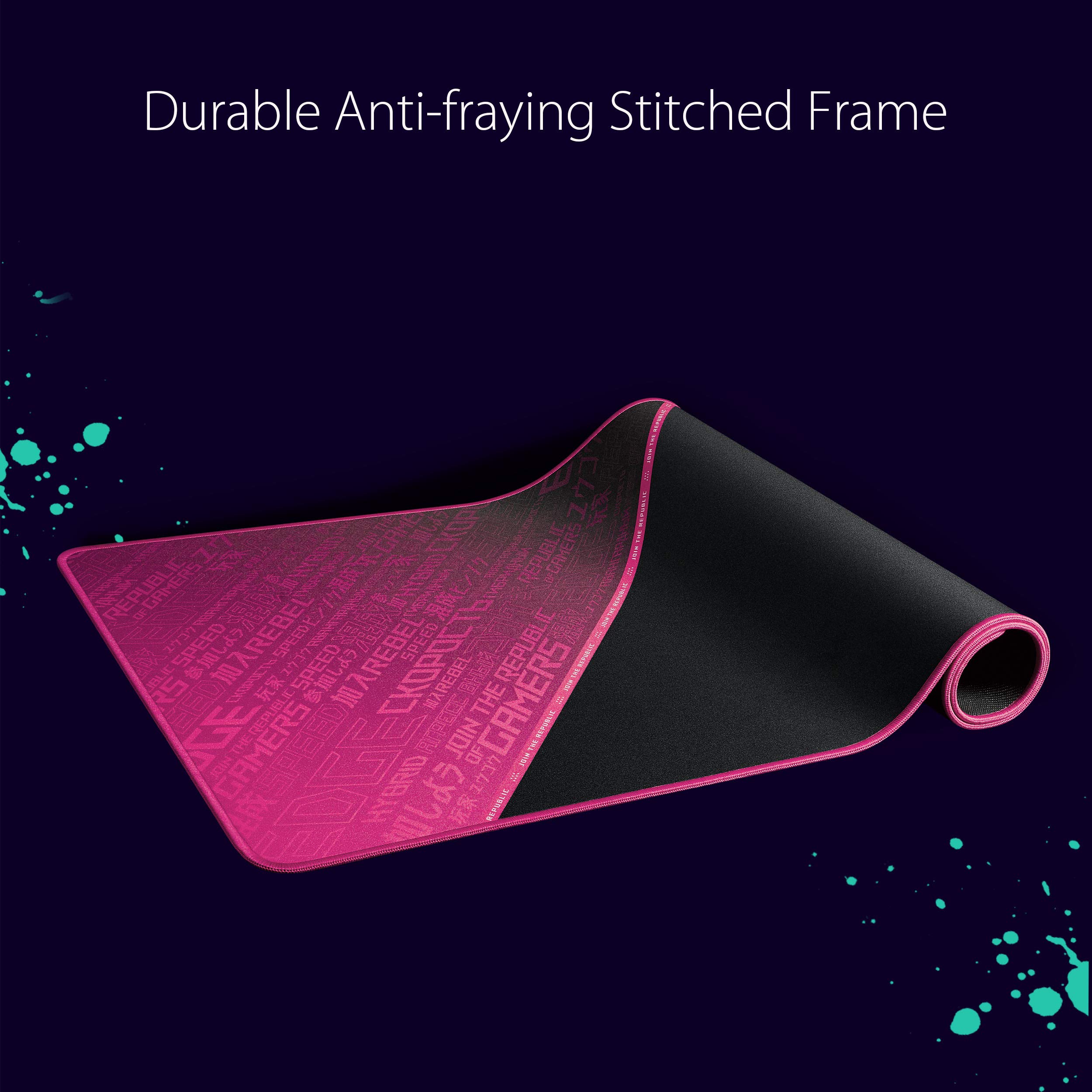 asus-rog-sheath-electro-punk-tapis-de-souris-gaming-grand-format-textile image 5