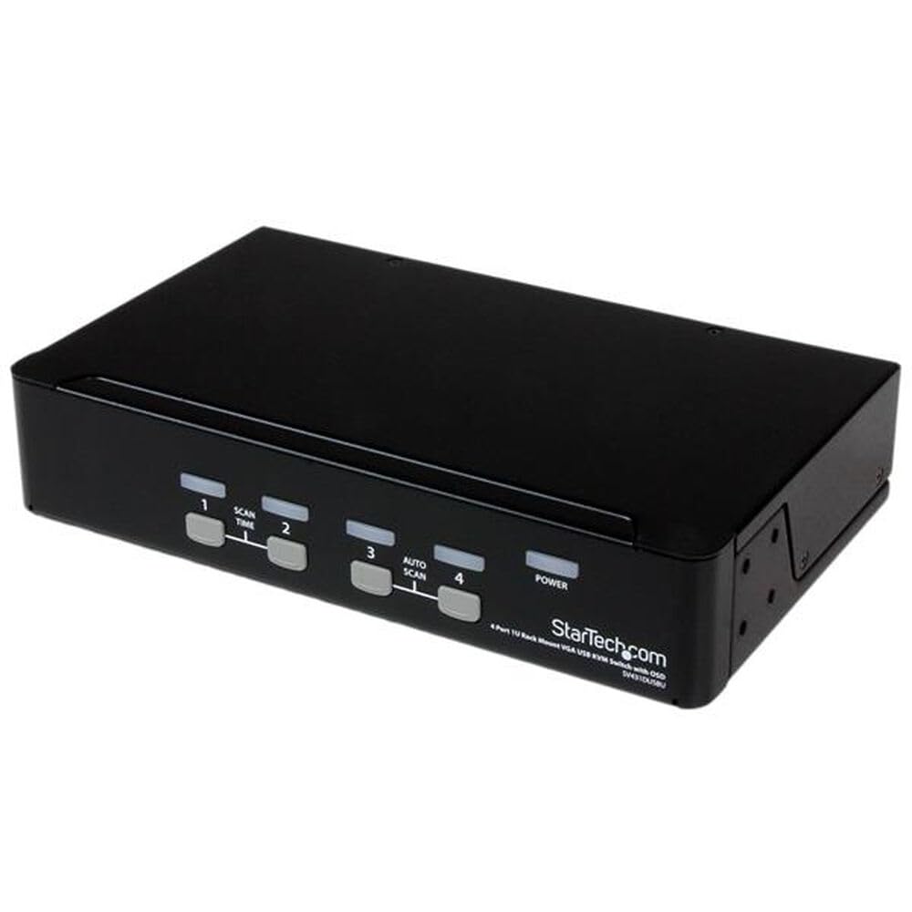 startech-com-sv431dusbu-commutateur-kvm-4-ports-vga-usb-rack-osd image 1