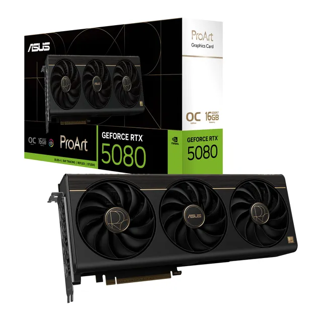 asus-proart-proart-rtx5080-o16g-carte-graphique-geforce-rtx-5080-16gb-gddr7-oc-e image 1