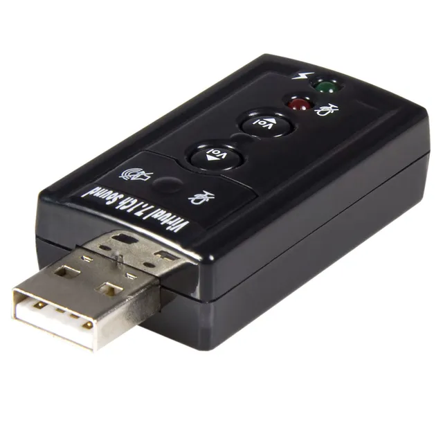 startech-com-icusbaudio7-adaptateur-audio-st-r-o-usb-7-1-virtuel image 1