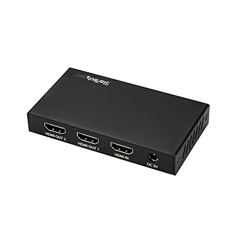 startech-com-splitter-hdmi-4k-2-ports-st122hd20-1x2-60-hz-hdr image 3