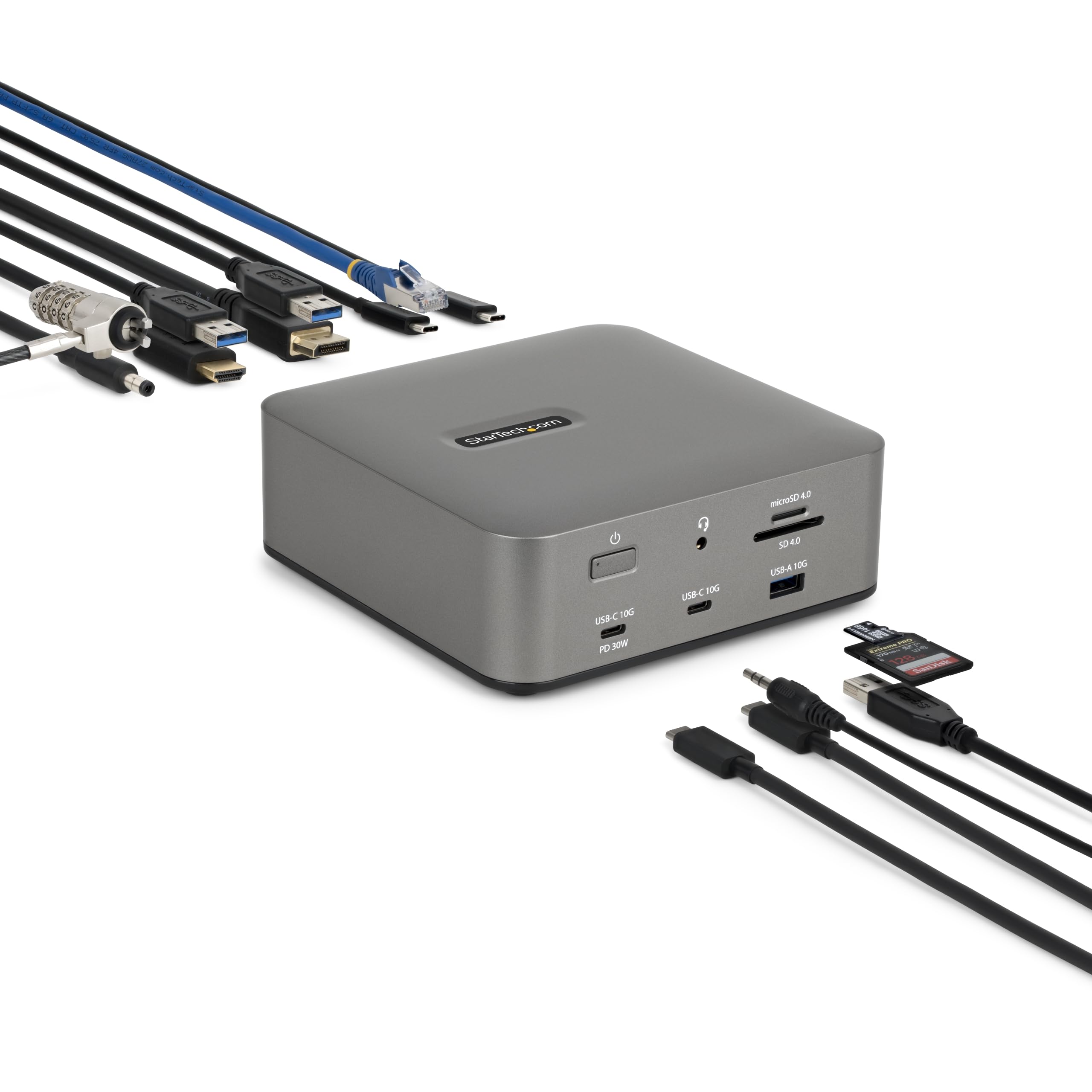 startech-com-dock-thunderbolt-5-usb4-triple-4k-144hz-double-8k-140w-pd image 1