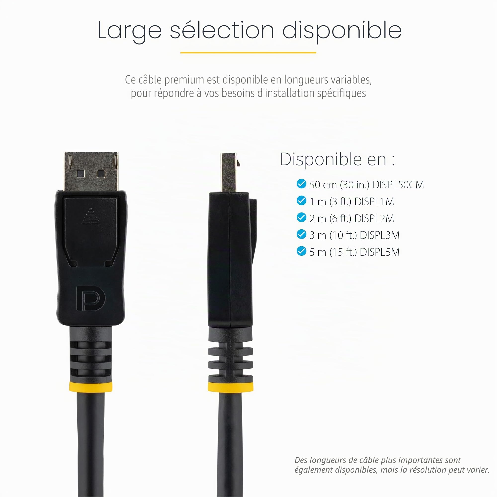 startech-com-c-ble-displayport-1-2-2m-4k-x-2k-certifi-vesa-noir image 4