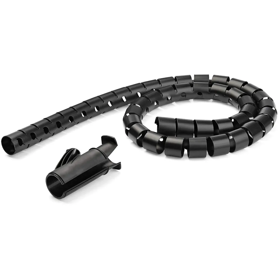startech-com-cmscoiled4-gaine-spirale-range-c-ble-noire-2-5-m-45-mm image 1
