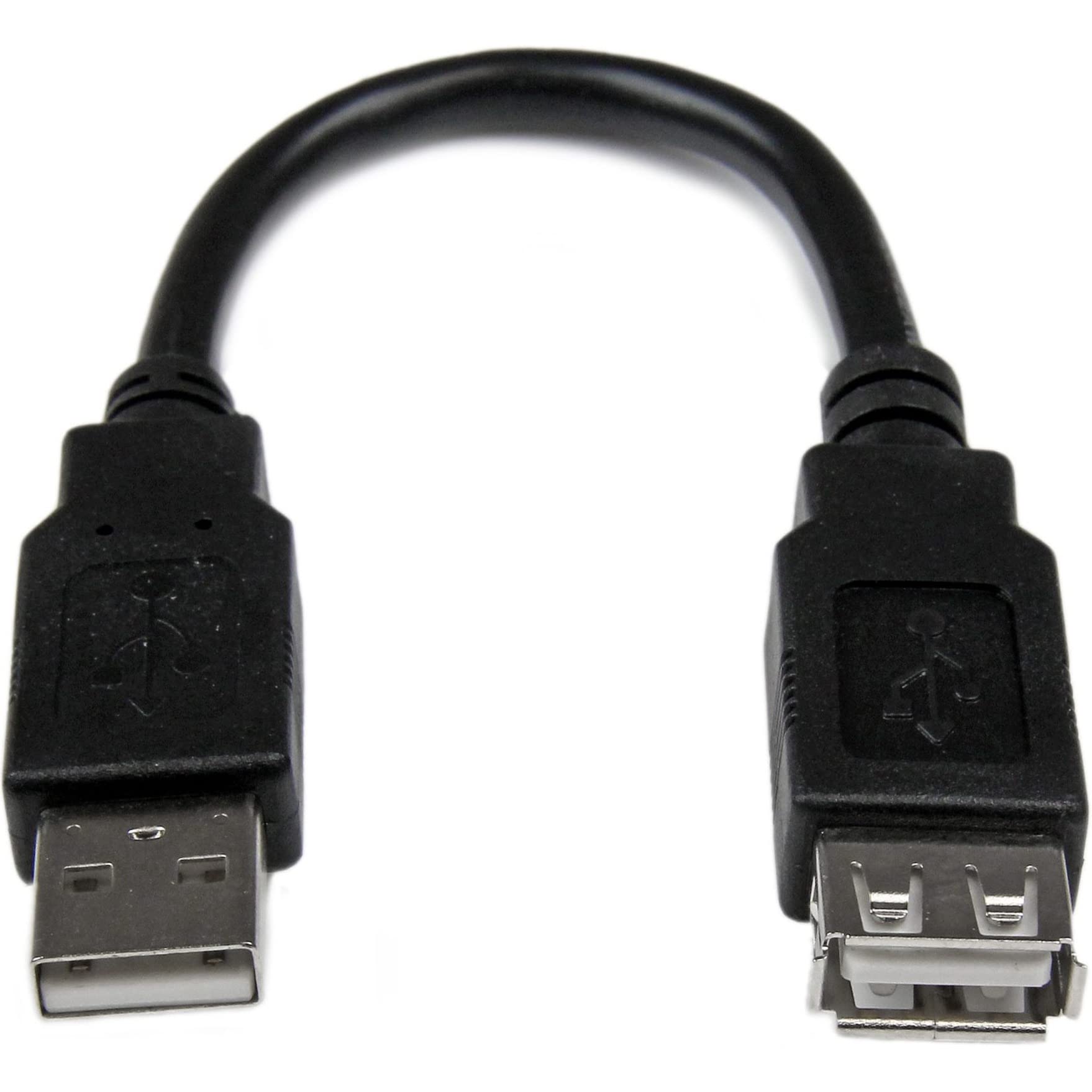 startech-com-usbextaa6in-rallonge-usb-2-0-a-vers-a-15-cm-noir image 1