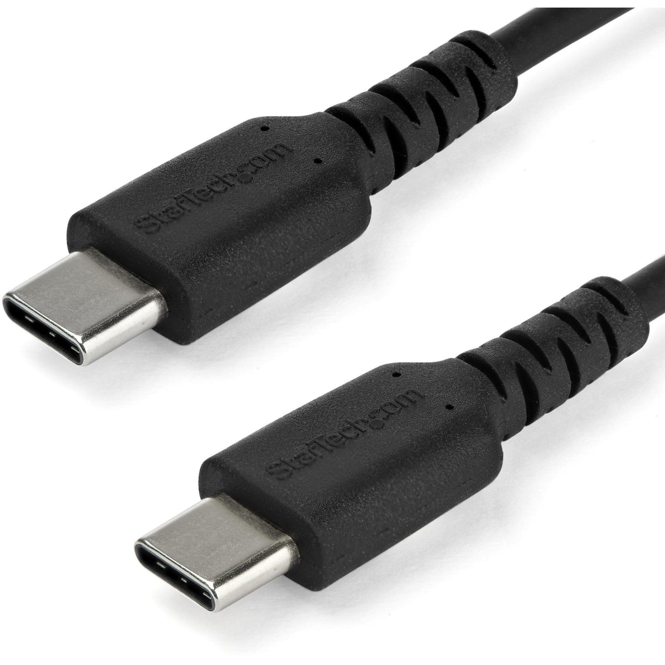 startech-com-rusb2cc2mb-c-ble-usb-c-vers-usb-c-2m-60w-gaine-tpe-fibre-aramide-no image 1