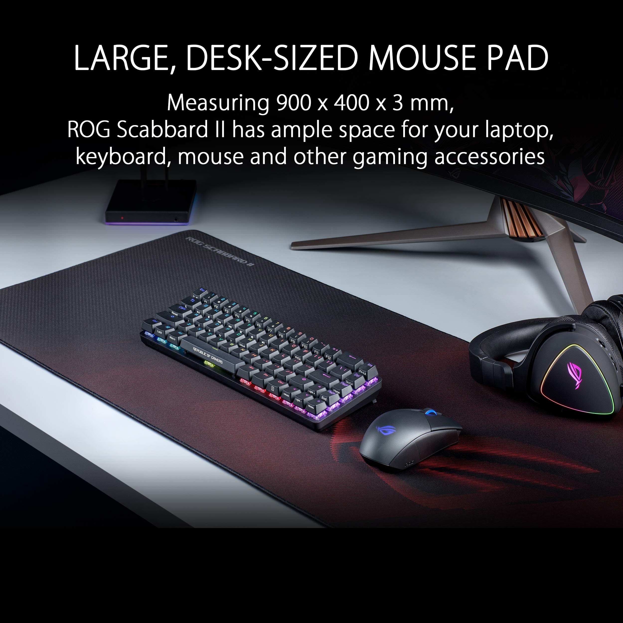asus-rog-scabbard-ii-tapis-de-souris-gamer-grand-format image 2