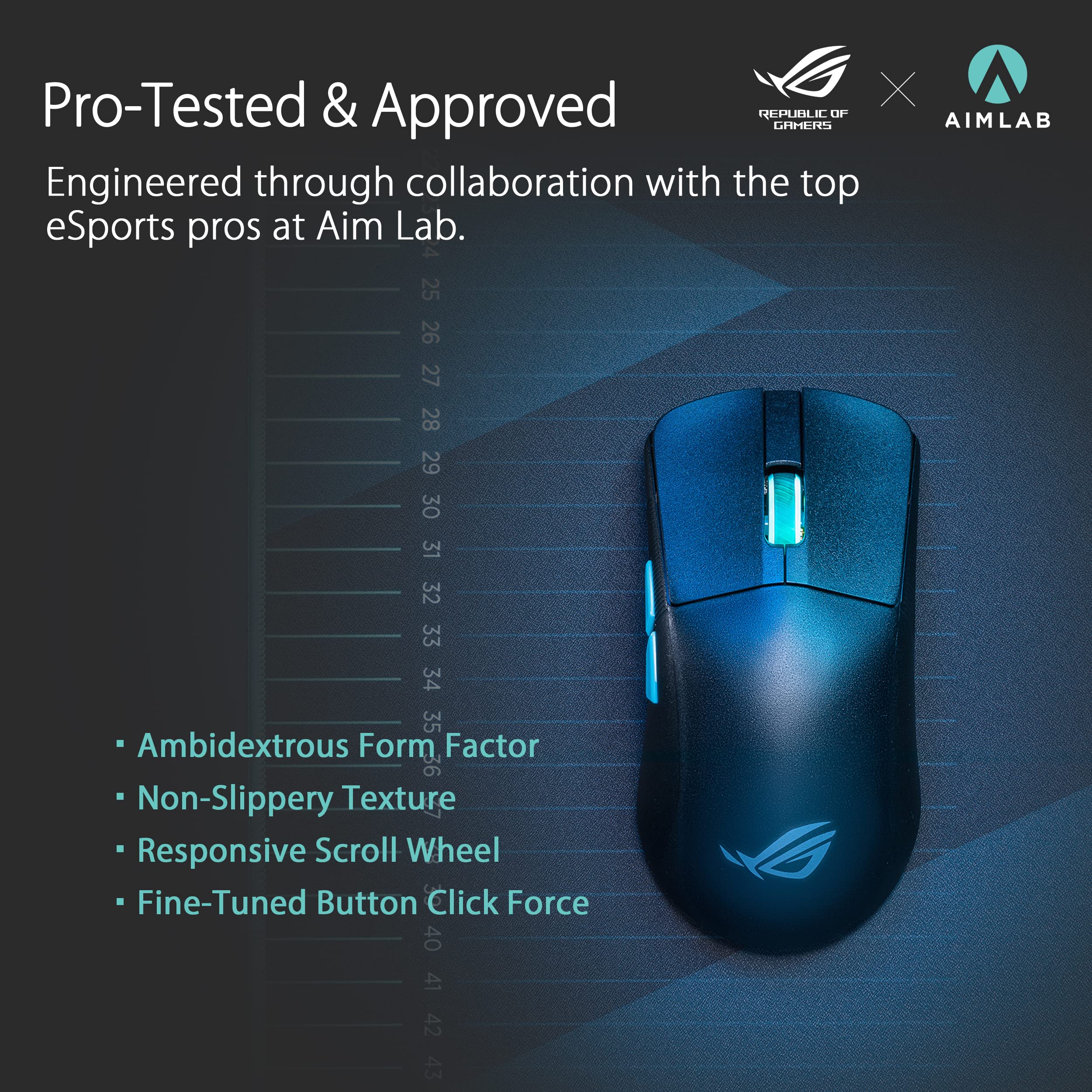 asus-rog-harpe-ace-aim-lab-edition-souris-gaming-sans-fil-54g-36000-dpi image 2