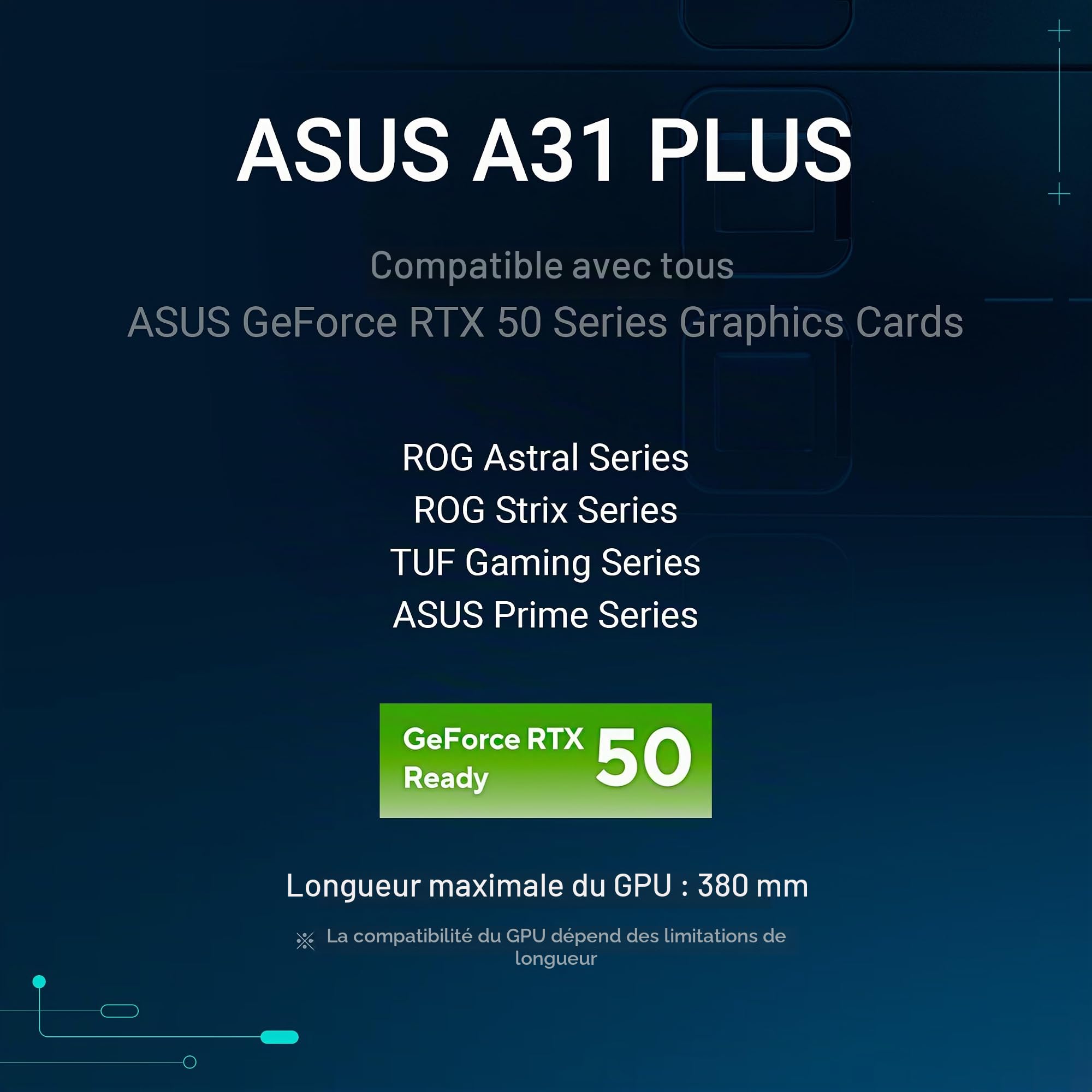 asus-a31-plus-tg-argb-black-bo-tier-atx-panoramique-4-ventilateurs image 2