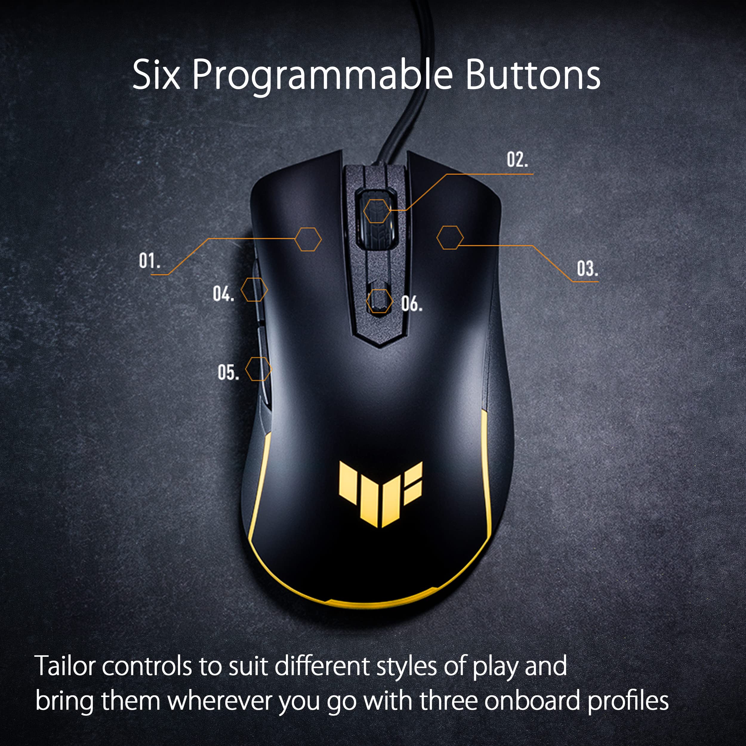 asus-rog-tuf-gaming-m3-gen-ii-souris-gamer-filaire-59g-8000-dpi image 7