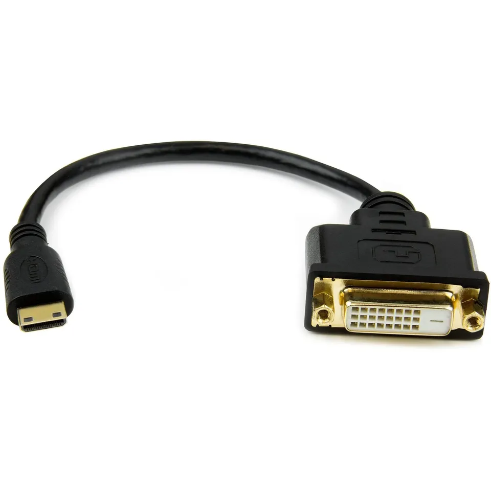 startech-com-hdcdvimf8in-c-ble-adaptateur-mini-hdmi-vers-dvi-d-20cm image 1