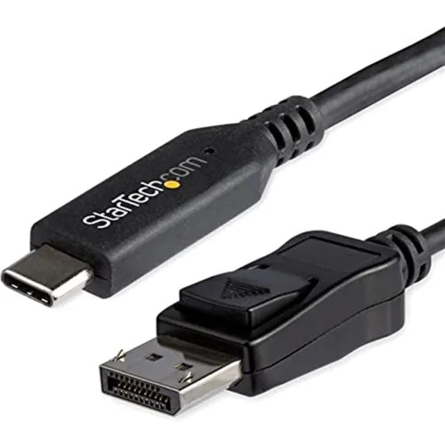 startech-com-cdp2dp146b-c-ble-usb-c-vers-displayport-1-4-1-8m-8k-60hz-noir image 1