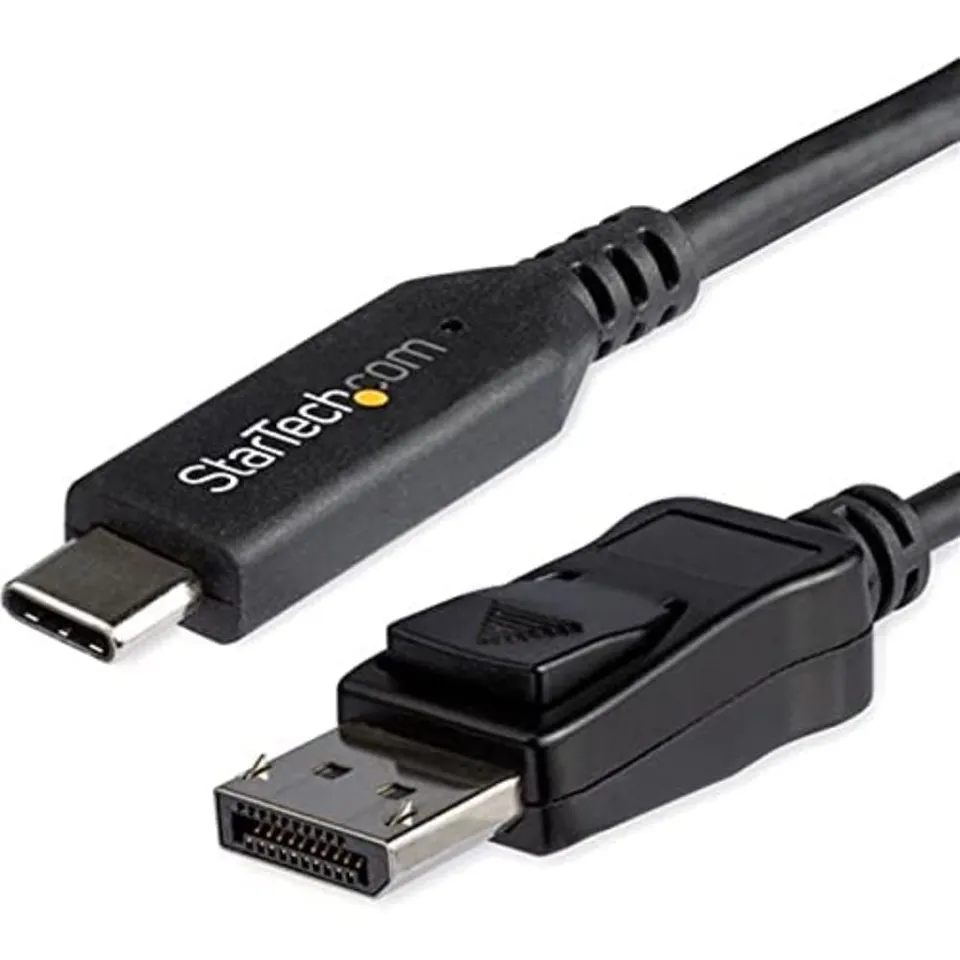 startech-com-cdp2dp146b-c-ble-usb-c-vers-displayport-1-4-1-8m-8k-60hz-noir image 1