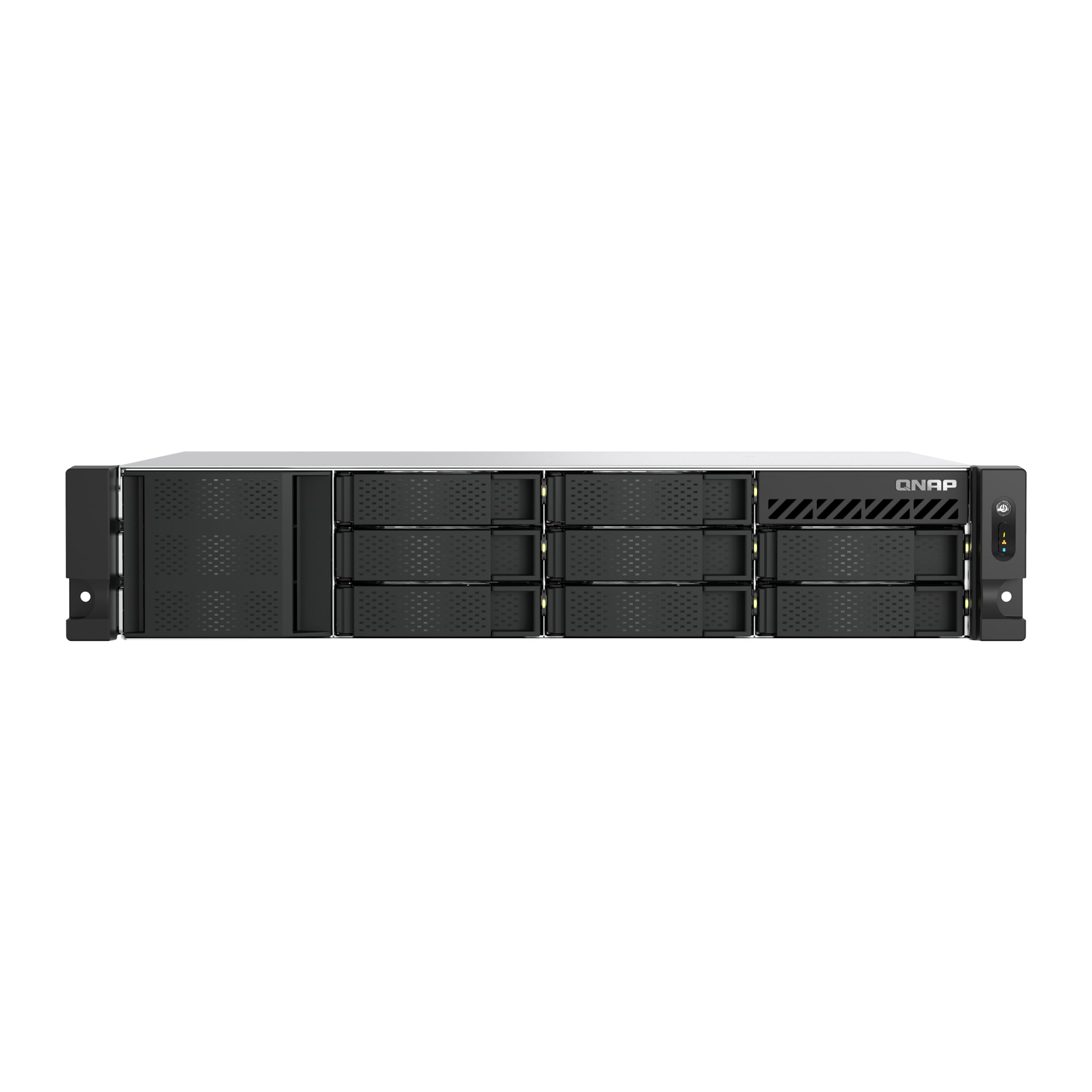 qnap-ts-855eu-8g-nas-rack-2u-8-baies-faible-profondeur-8-core-2-5-gbe image 1