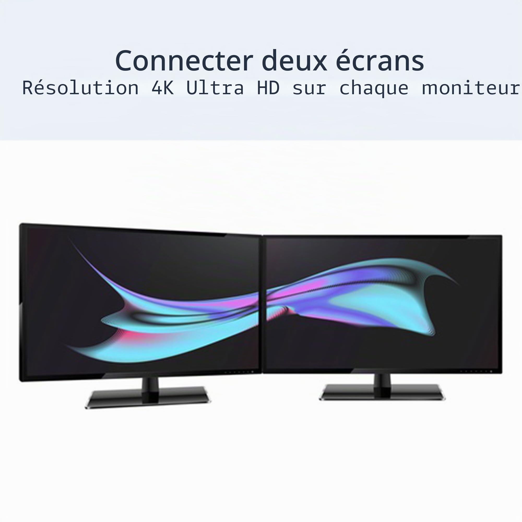 startech-com-station-d-accueil-thunderbolt-3-double-4k-sans-power-delivery-tb3dk image 3