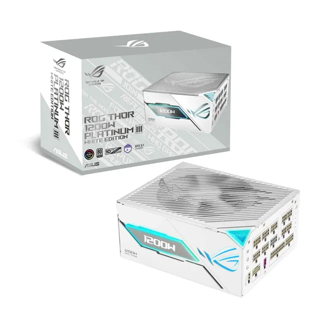 asus-rog-thor-1200w-platinum-iii-white-bloc-d-alimentation-atx-3-1-pcie-5-1 image 1