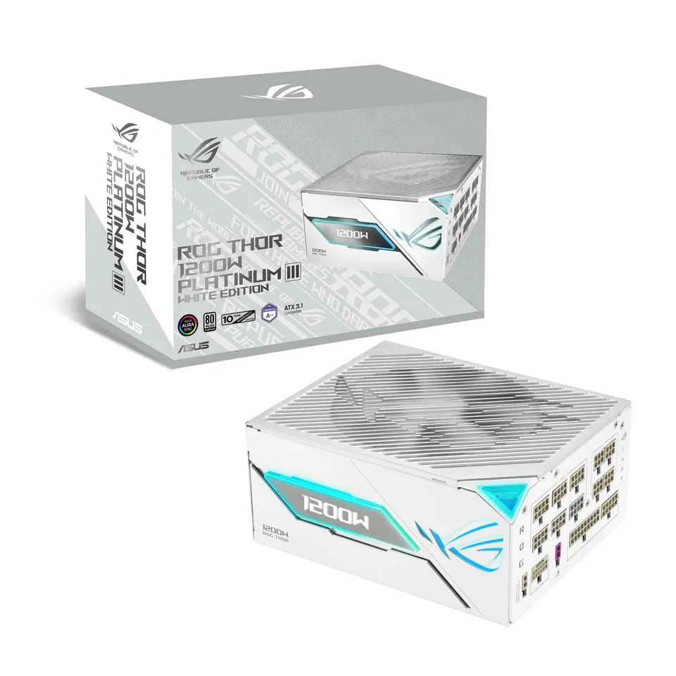 asus-rog-thor-1200w-platinum-iii-white-bloc-d-alimentation-atx-3-1-pcie-5-1 image 1