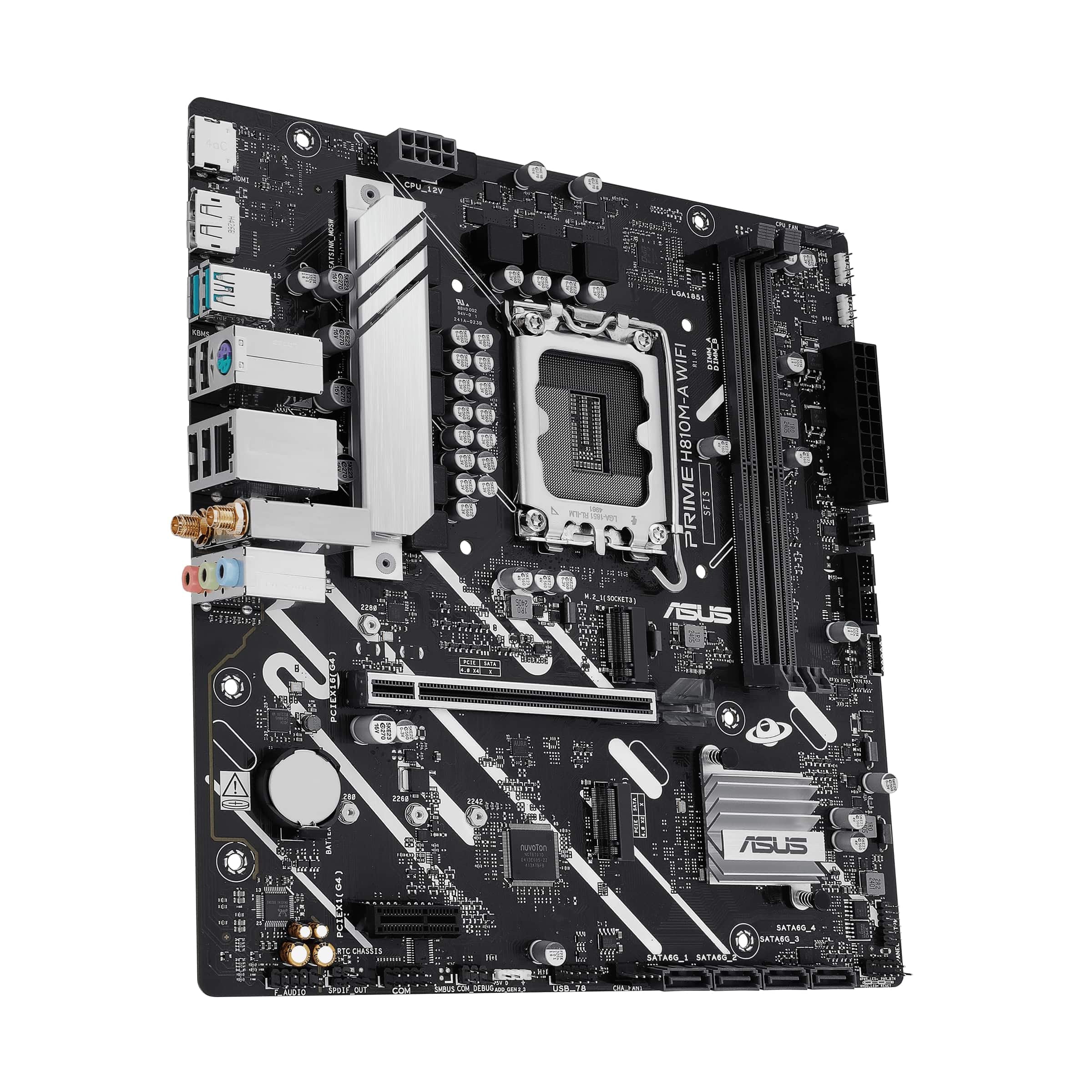 asus-rog-prime-h810m-a-wifi-carte-m-re-intel-matx-ddr5-wifi-6e-pcie-4-0 image 4
