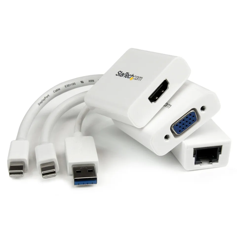 startech-com-macamdpgbk-kit-connectivit-macbook-air-mini-dp-vers-vga-hdmi-usb-3- image 1