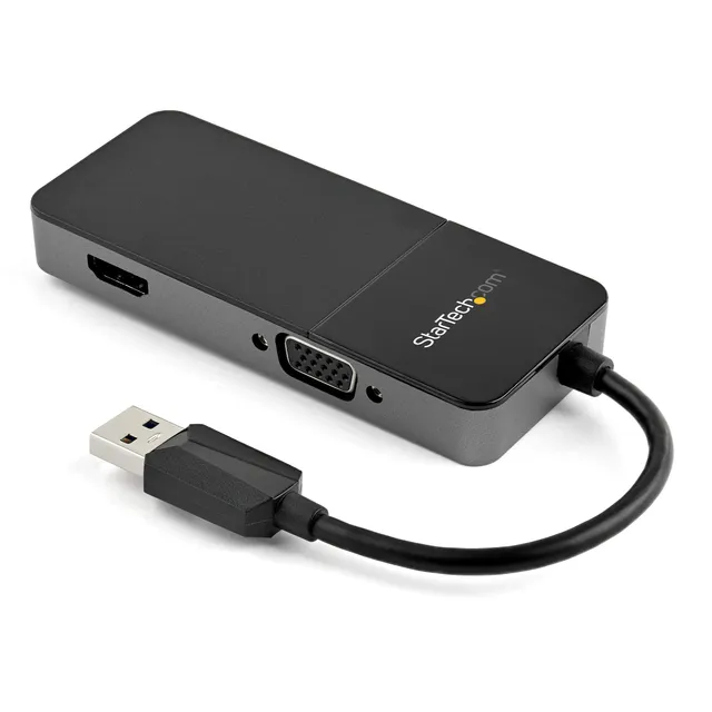 startech-com-usb32hdvga-adaptateur-usb-a-3-0-vers-hdmi-4k-vga image 1