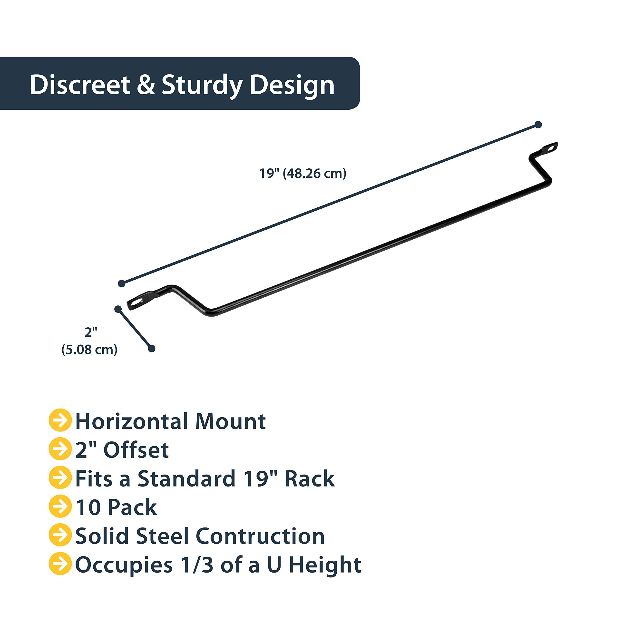 startech-com-cmlb102-barre-horizontale-de-gestion-de-c-bles-lacing-bar-rack-lot- image 2