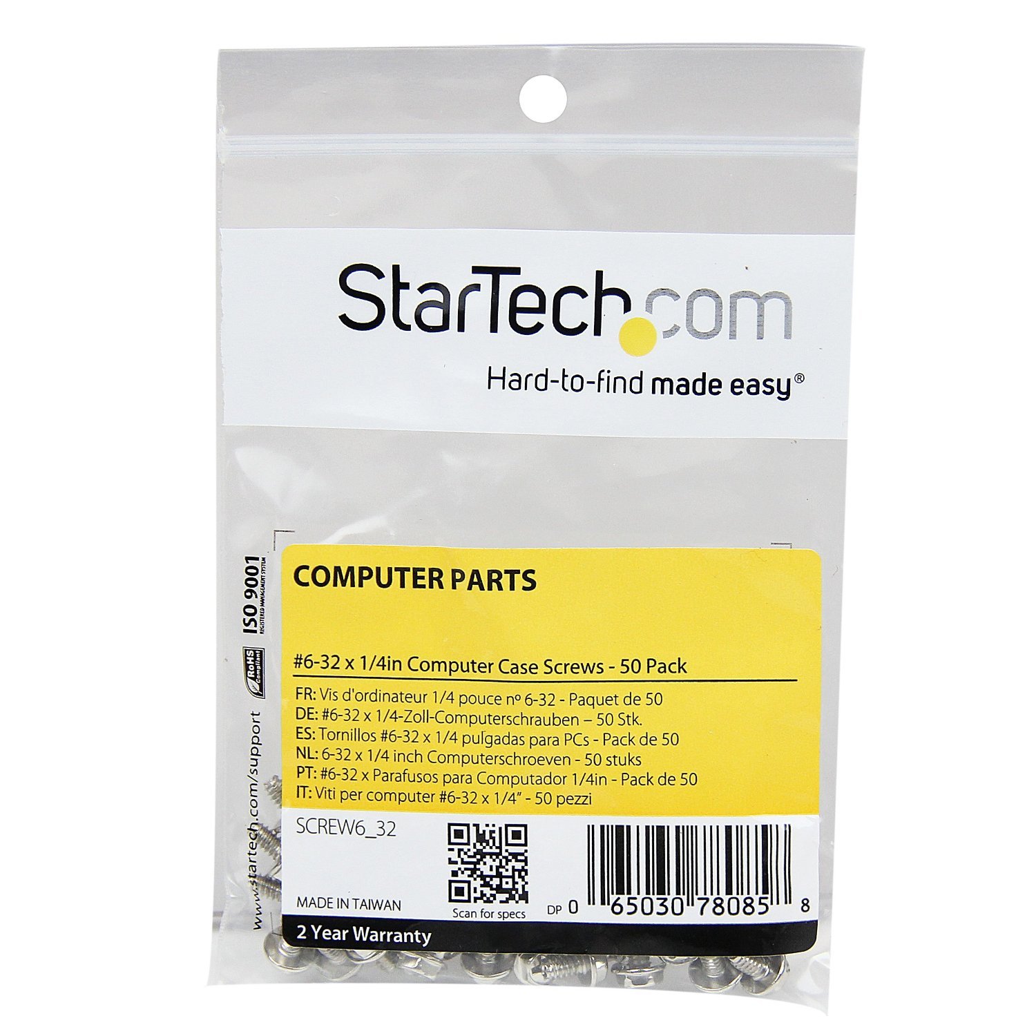 startech-com-screw6-32-vis-de-montage-pc-6-32-6mm-lot-de-50 image 2