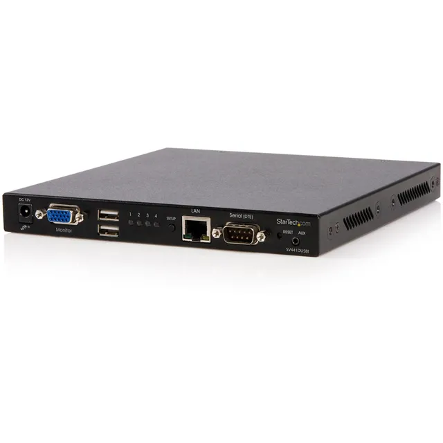 startech-com-sv441dusbi-kvm-vga-usb-sur-ip-4-ports-avec-support-virtuel image 1