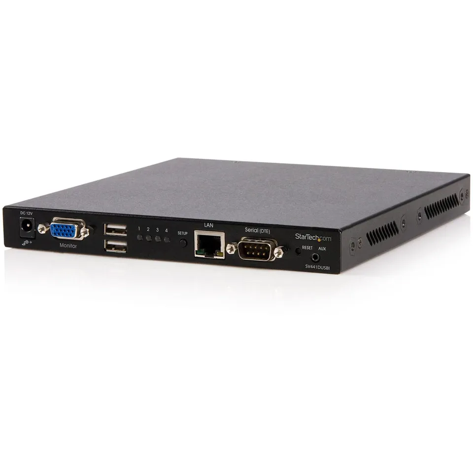 startech-com-sv441dusbi-kvm-vga-usb-sur-ip-4-ports-avec-support-virtuel image 1