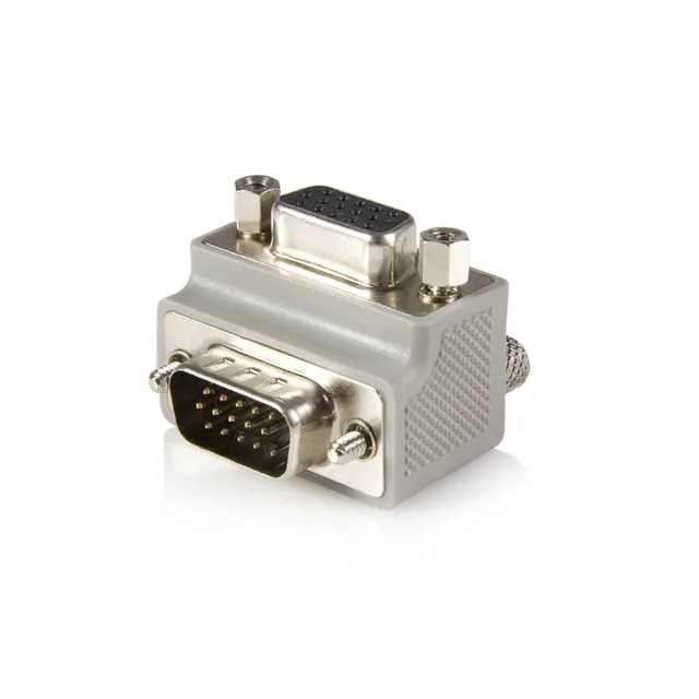 startech-com-gc1515mfra1-adaptateur-vga-angle-droit-hd15-m-f-gris image 1
