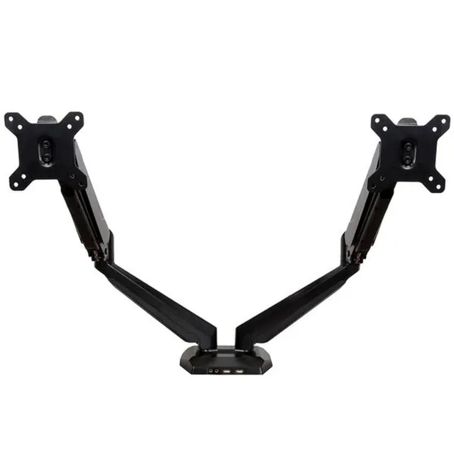startech-com-support-double-cran-12-30-bras-articul-s-8-kg-par-bras-aluminium-ar image 1