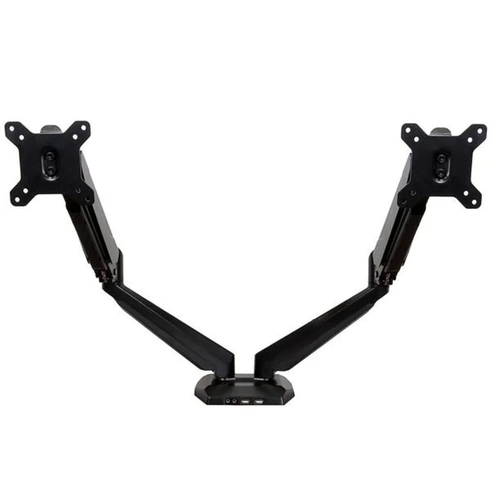 startech-com-support-double-cran-12-30-bras-articul-s-8-kg-par-bras-aluminium-ar image 1