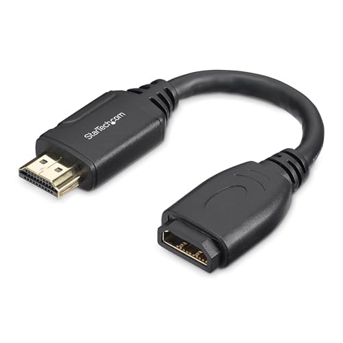 startech-com-rallonge-hdmi-15-cm-hd2mf6inl-4k-60-hz-m-le-vers-femelle image 5