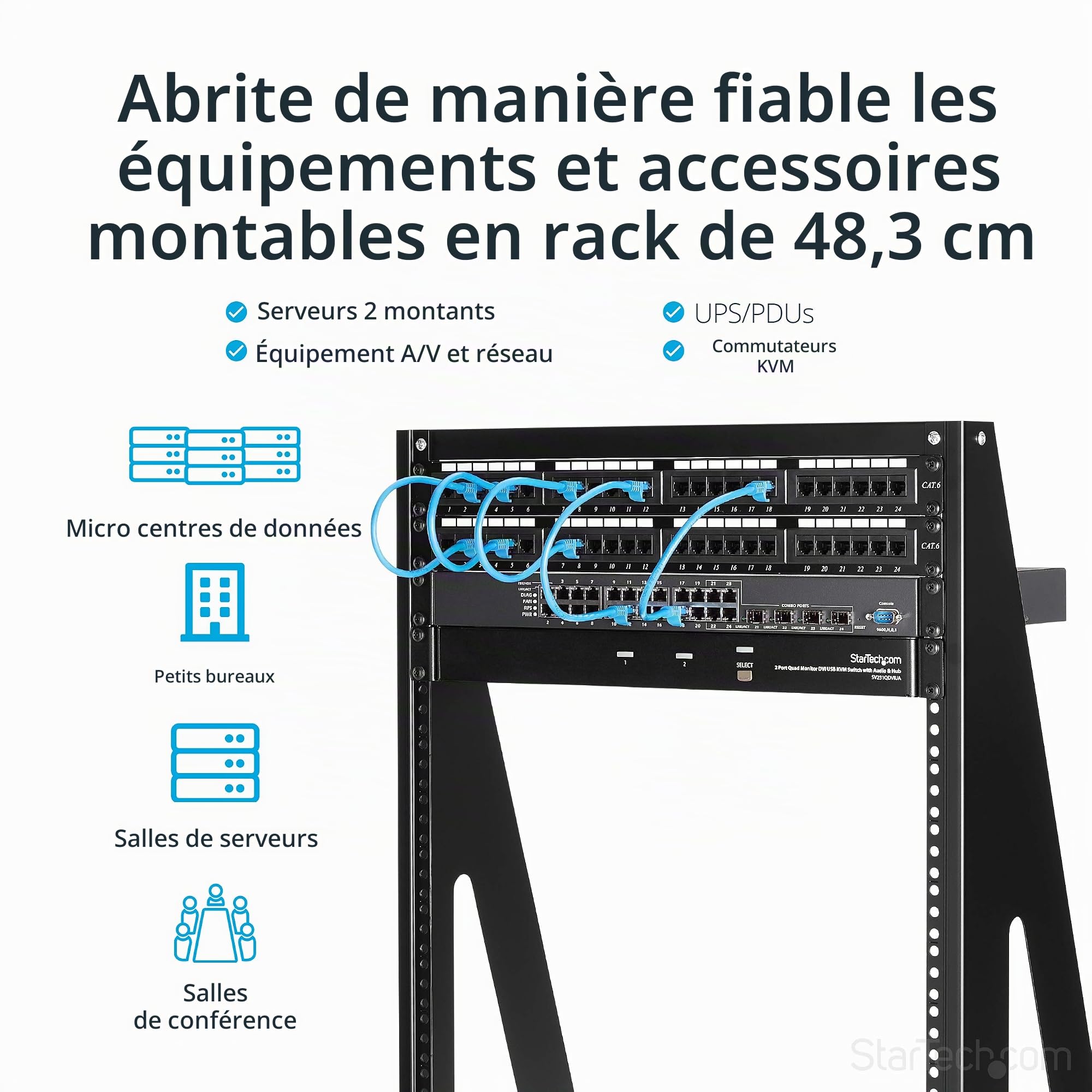 startech-com-rack-serveur-bureau-16u-2-montants-19-ouvert-160-kg image 3