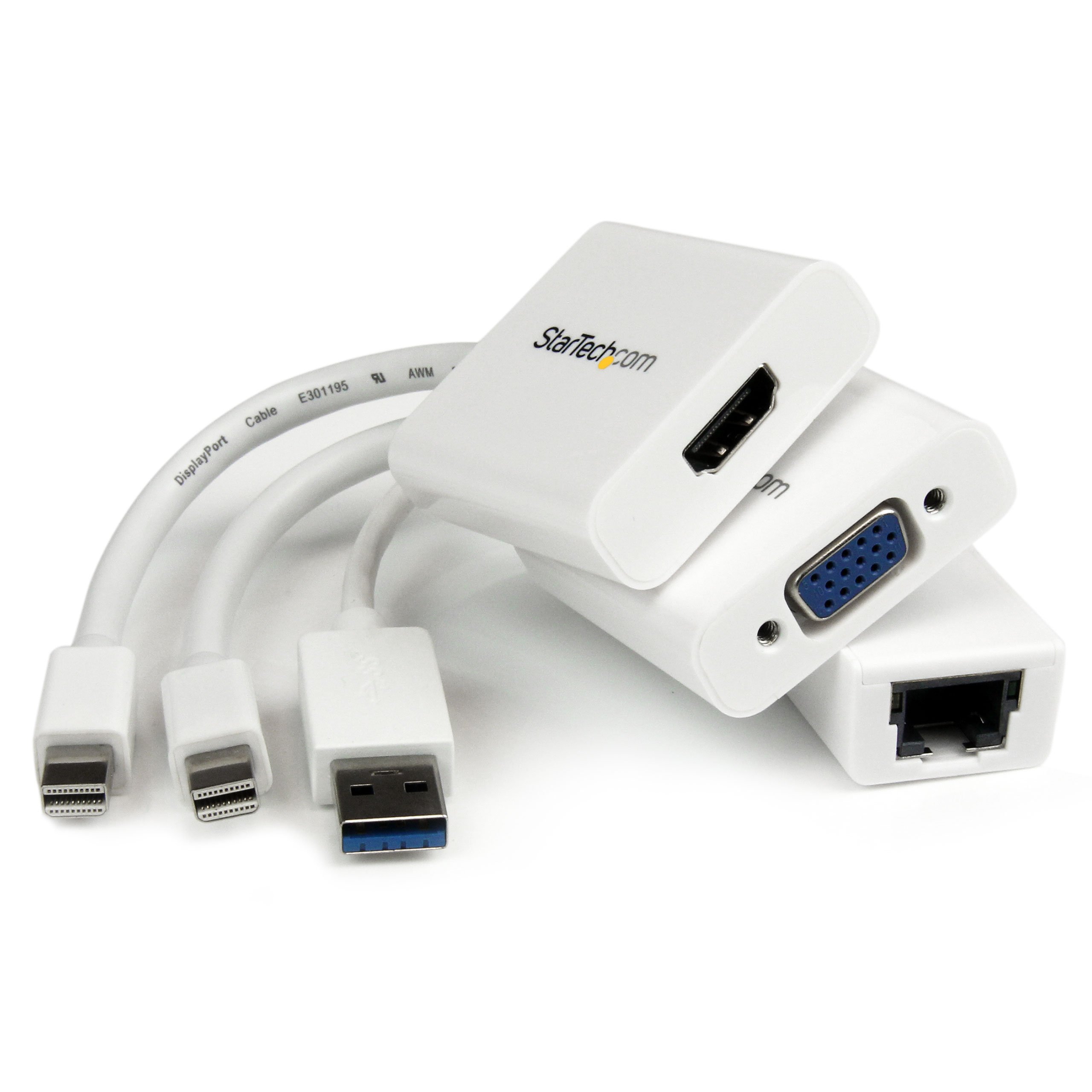 startech-com-macamdpgbk-kit-connectivit-macbook-air-mini-dp-vers-vga-hdmi-usb-3- image 1
