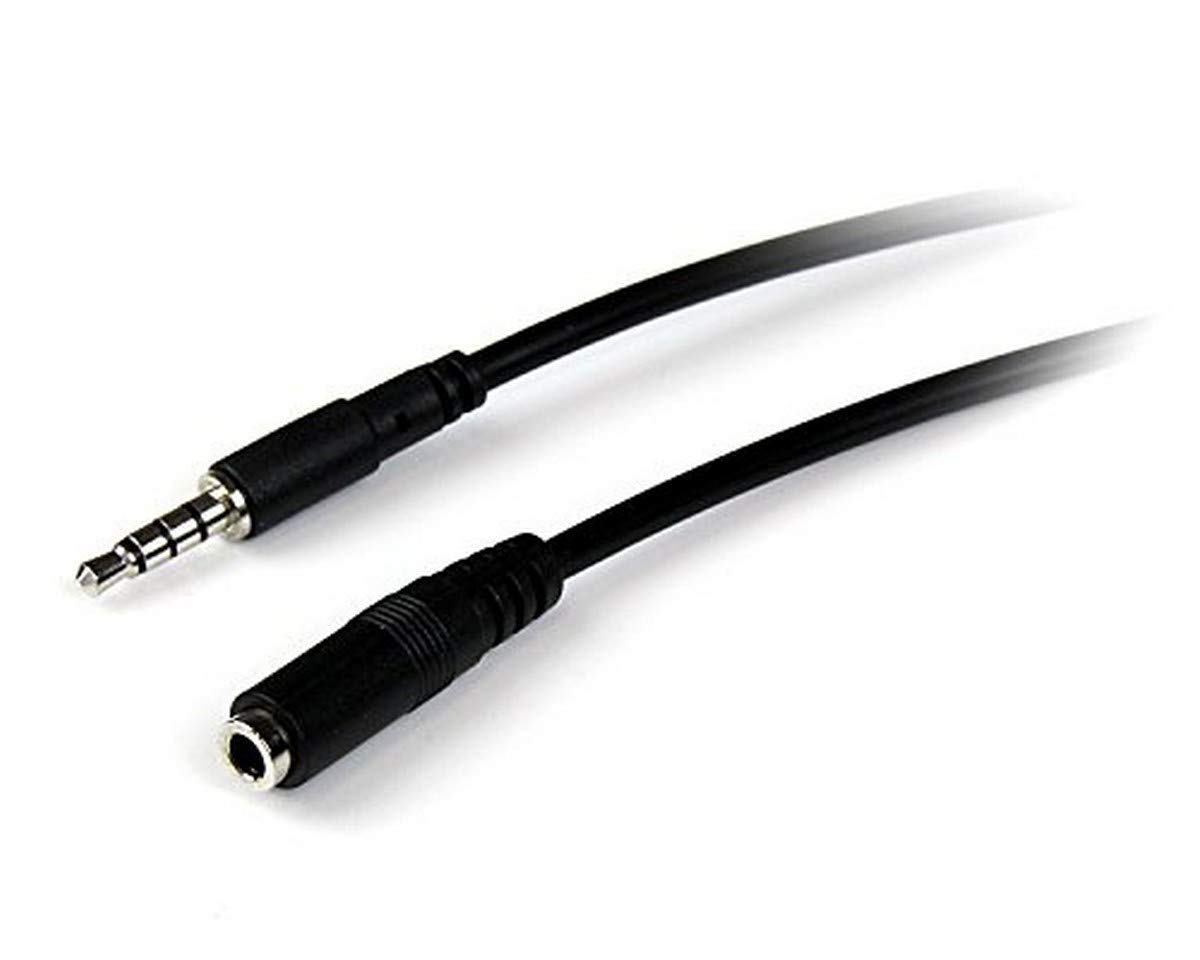 startech-com-c-ble-extension-casque-trrs-3-5mm-1m-m-f-muhsmf1m image 1