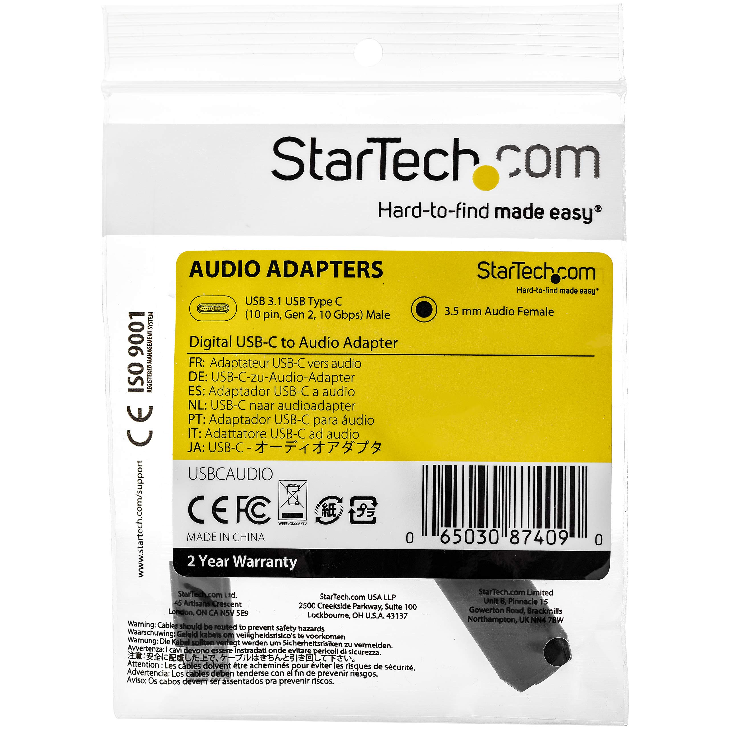 startech-com-usbcaudio-adaptateur-audio-usb-c-vers-3-5-mm-noir image 4
