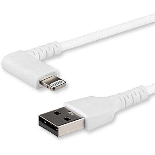 startech-com-c-ble-coud-90-usb-a-vers-lightning-2-m-blanc-mfi-rusbltmm2mwr image 4